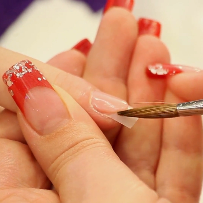 Soak off Acrylic with Mani