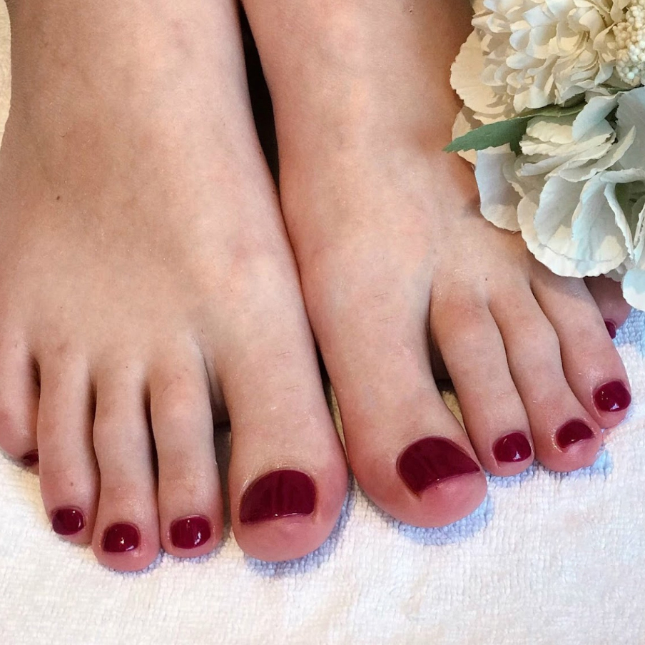 Toenails Acrylic w Gel Full Set